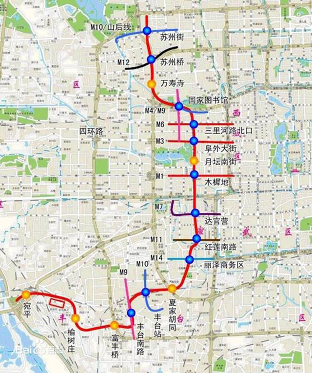 北京地铁12号线最新线路图概览